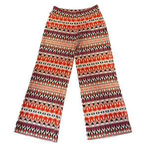 WOMEN’S Boston Proper size XS Ikat print wide leg pants.